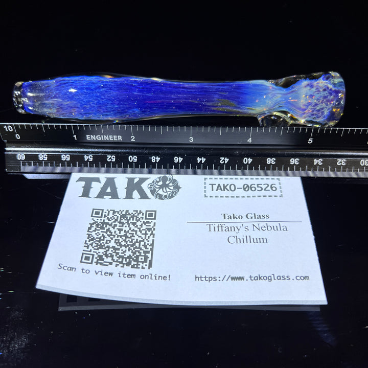 Tiffany's Nebula Chillum Glass Pipe Tako Glass   