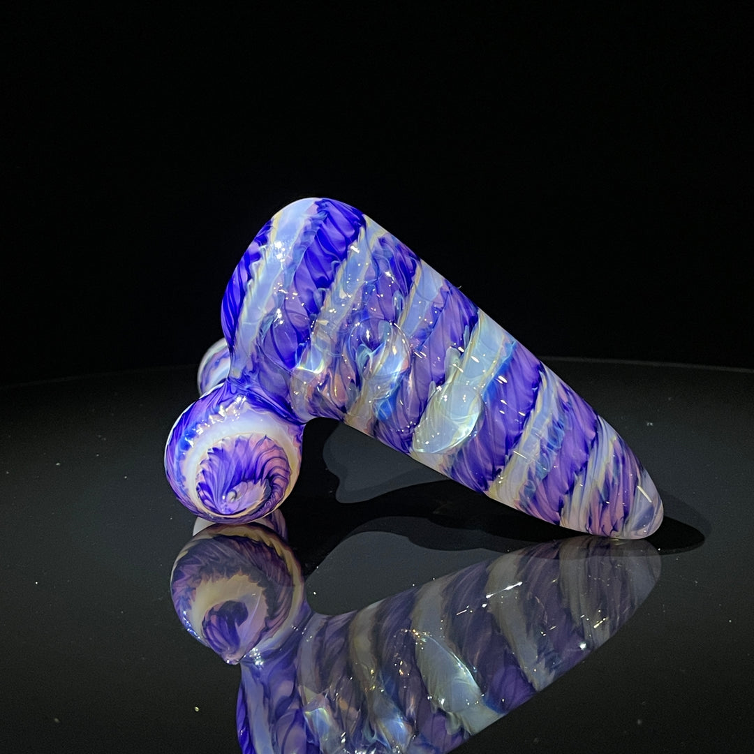 Cheshire Purple Sidecar Bubbler Glass Pipe Jedi Glassworks