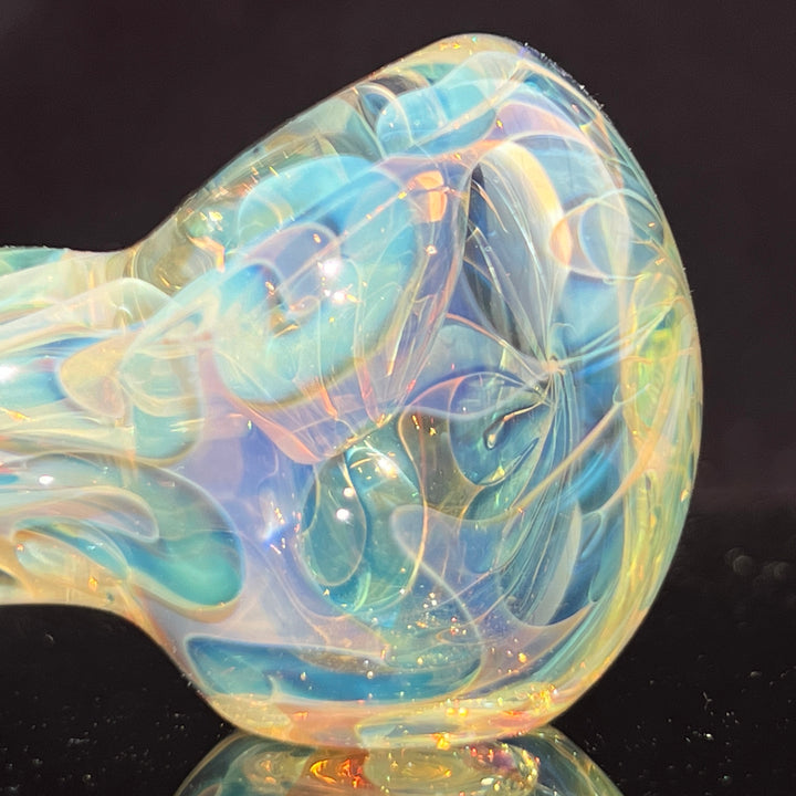 Large Ghost Flame Pipe Glass Pipe Tiny Mike   