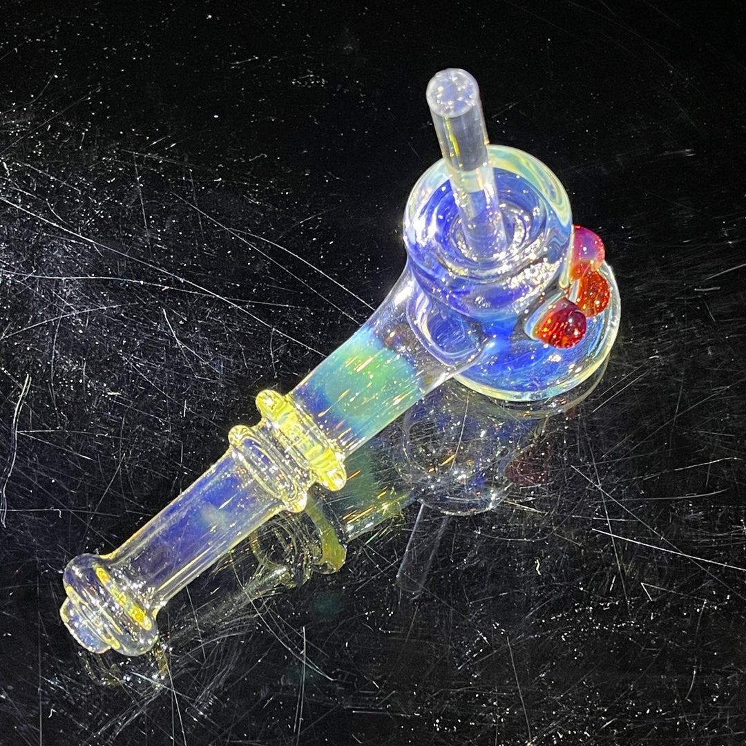 Silver Fumed Hash Hammer Glass Pipe Crondo Glassics   