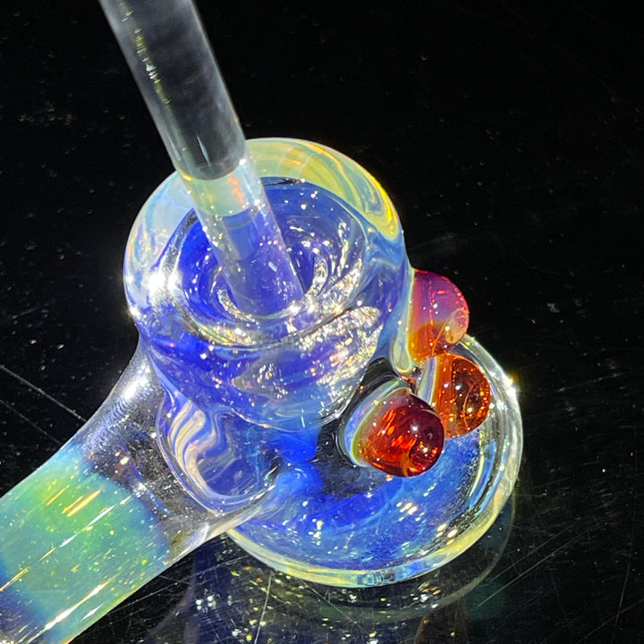 Silver Fumed Hash Hammer Glass Pipe Crondo Glassics   