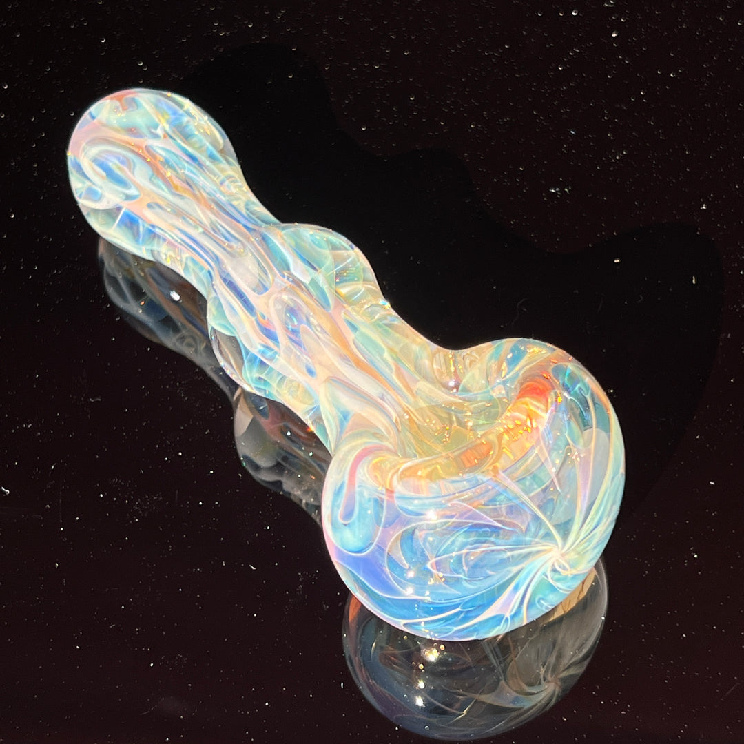 Large Ghost Flame Pipe Glass Pipe Tiny Mike   