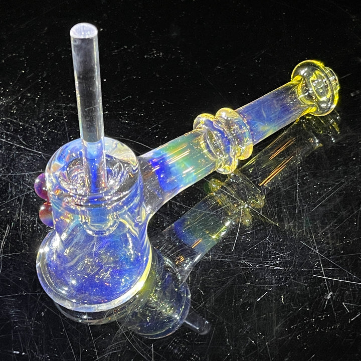 Silver Fumed Hash Hammer Glass Pipe Crondo Glassics   