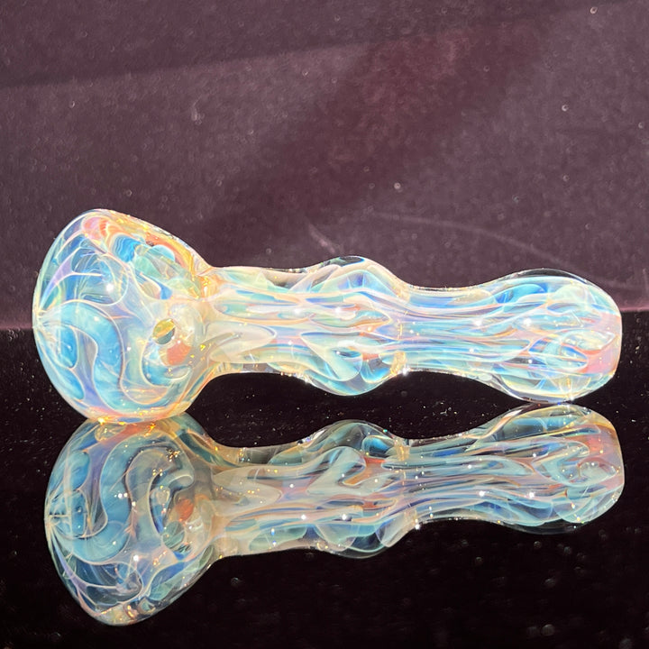 Large Ghost Flame Pipe Glass Pipe Tiny Mike   