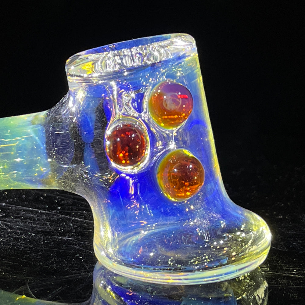 Silver Fumed Hash Hammer Glass Pipe Crondo Glassics   