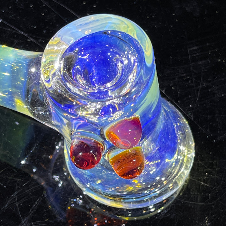 Silver Fumed Hash Hammer Glass Pipe Crondo Glassics   