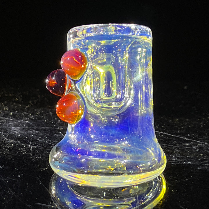 Silver Fumed Hash Hammer Glass Pipe Crondo Glassics   