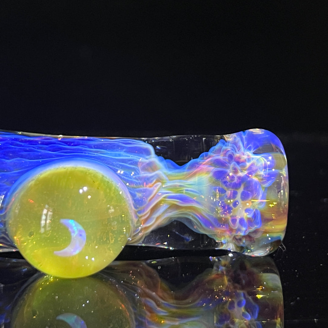 Purple Nebula Chillum Ion Moon Opal Glass Pipe Tako Glass   