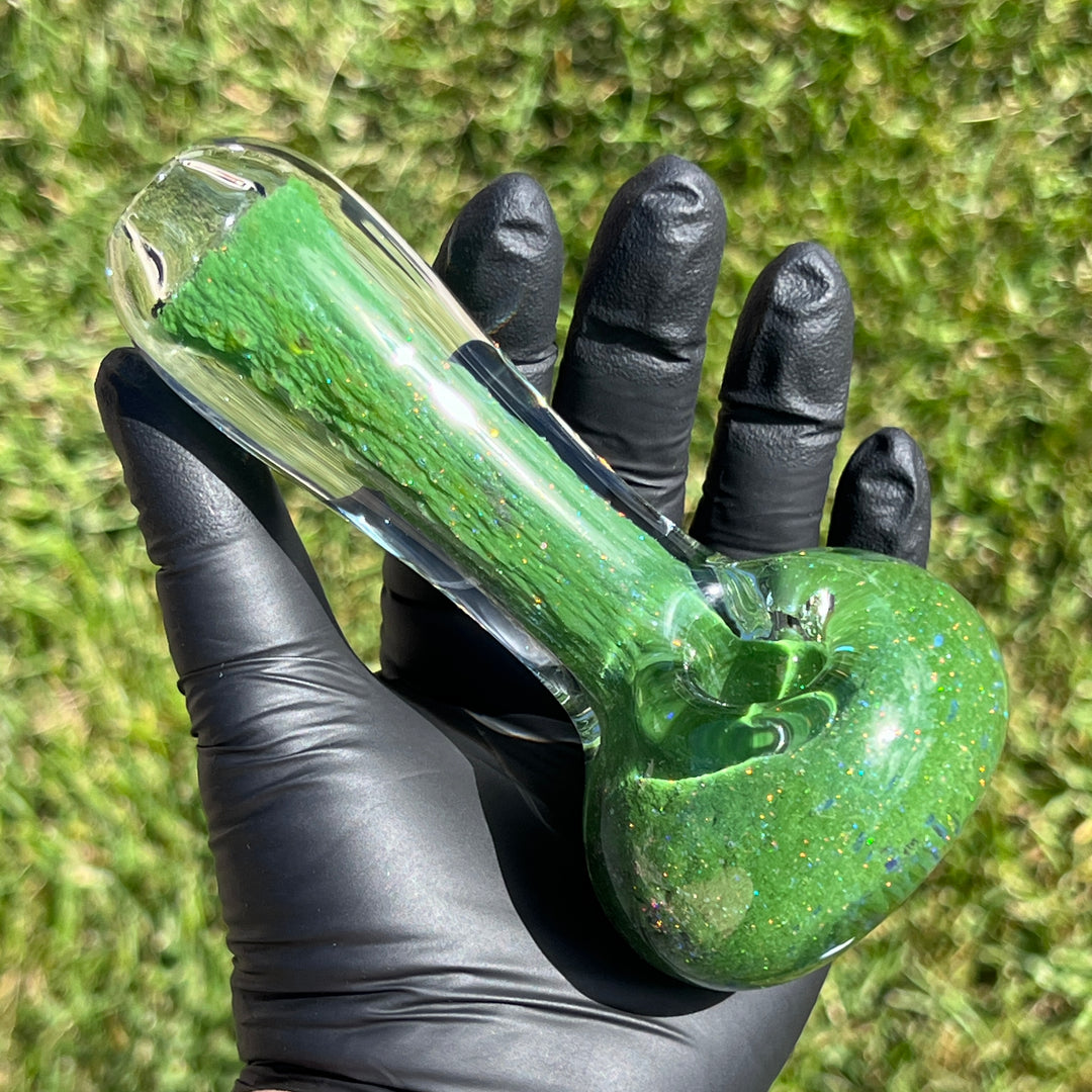 Egyptian Seaweed Crushed Opal Pipe Glass Pipe Tako Glass   