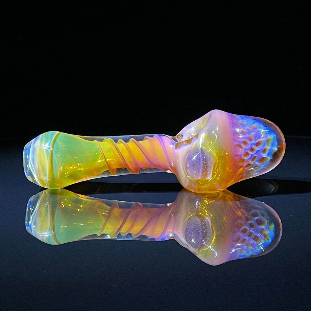 Alien Brain Honeycomb Pipe Glass Pipe Plug a Nug