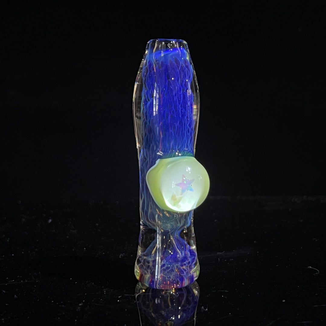 Purple Nebula Chillum Ion Star Opal Glass Pipe Tako Glass   