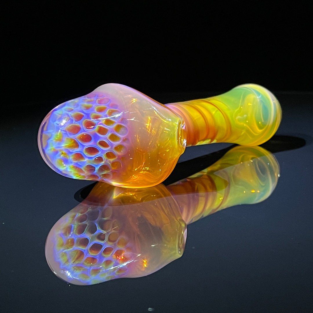 Alien Brain Honeycomb Pipe Glass Pipe Plug a Nug