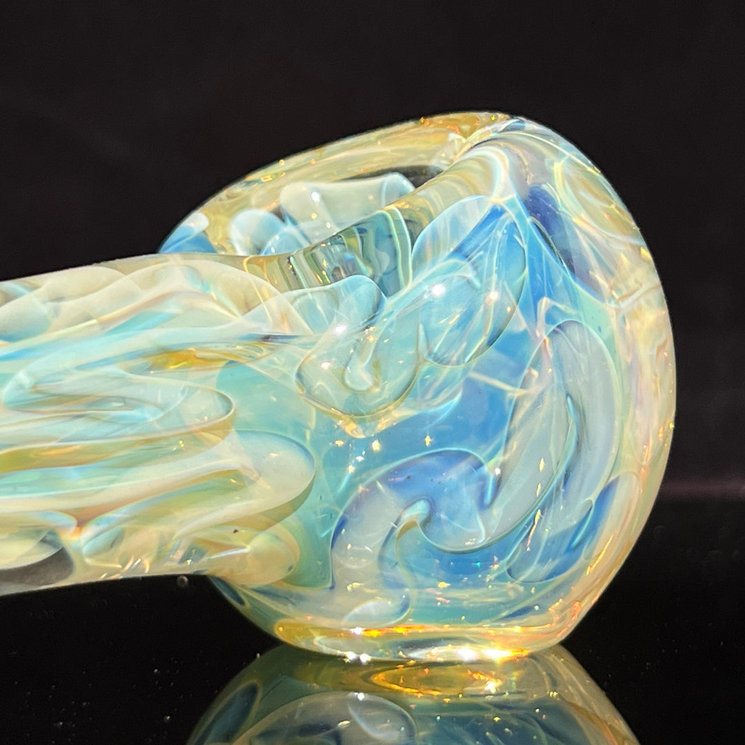 Large Ghost Flame Pipe Glass Pipe Tiny Mike   