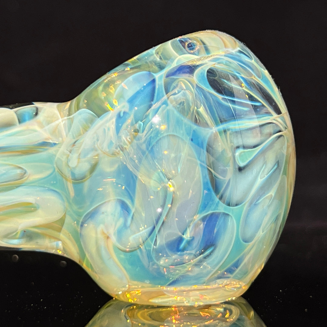 Large Ghost Flame Pipe Glass Pipe Tiny Mike   