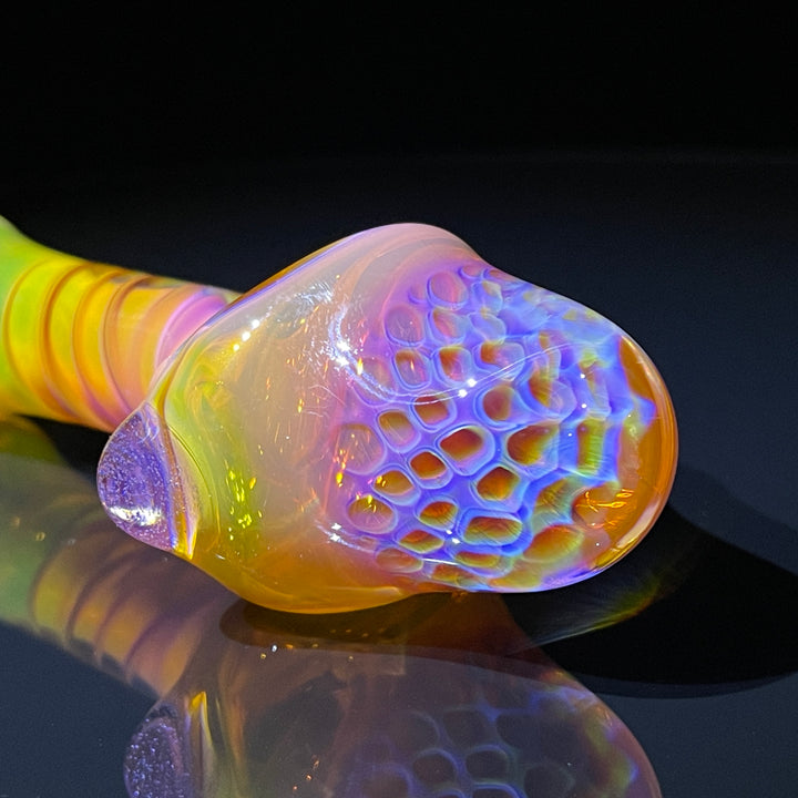 Alien Brain Honeycomb Pipe Glass Pipe Plug a Nug