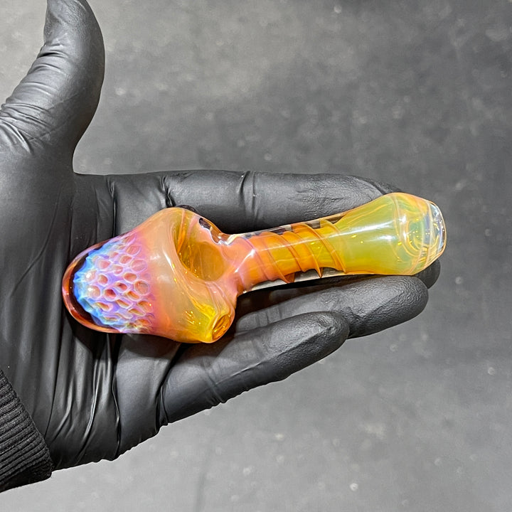 Alien Brain Honeycomb Pipe Glass Pipe Plug a Nug