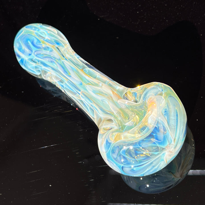 Large Ghost Flame Pipe Glass Pipe Tiny Mike   