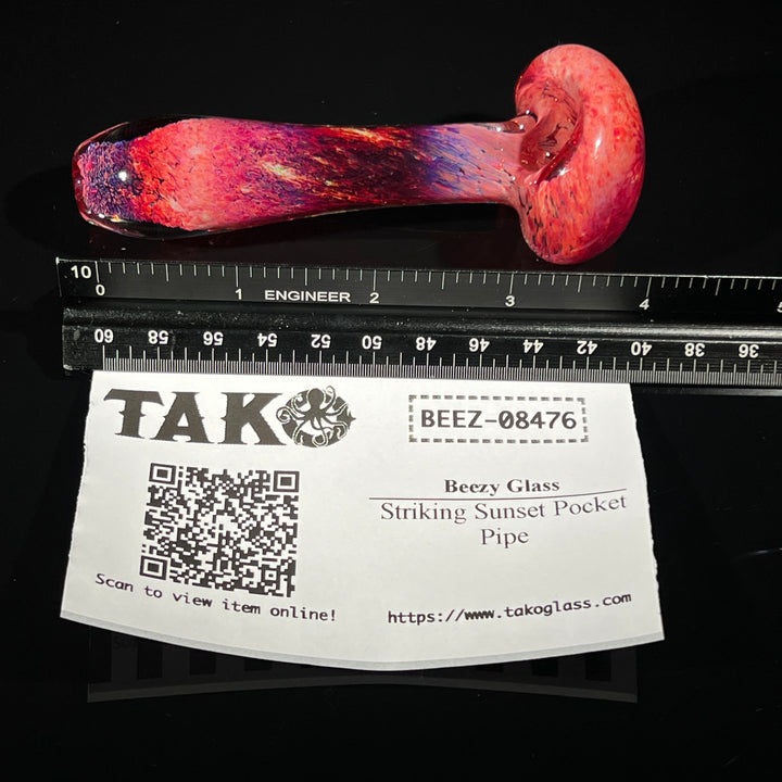 Striking Sunset Pocket Pipe Glass Pipe Beezy Glass