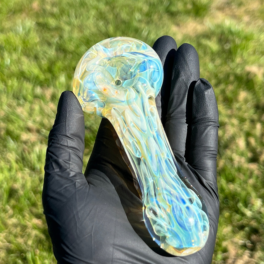 Large Ghost Flame Pipe Glass Pipe Tiny Mike   