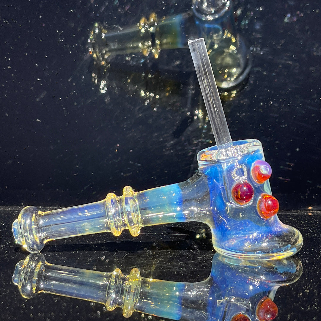 Silver Fumed Hash Hammer Glass Pipe Crondo Glassics   