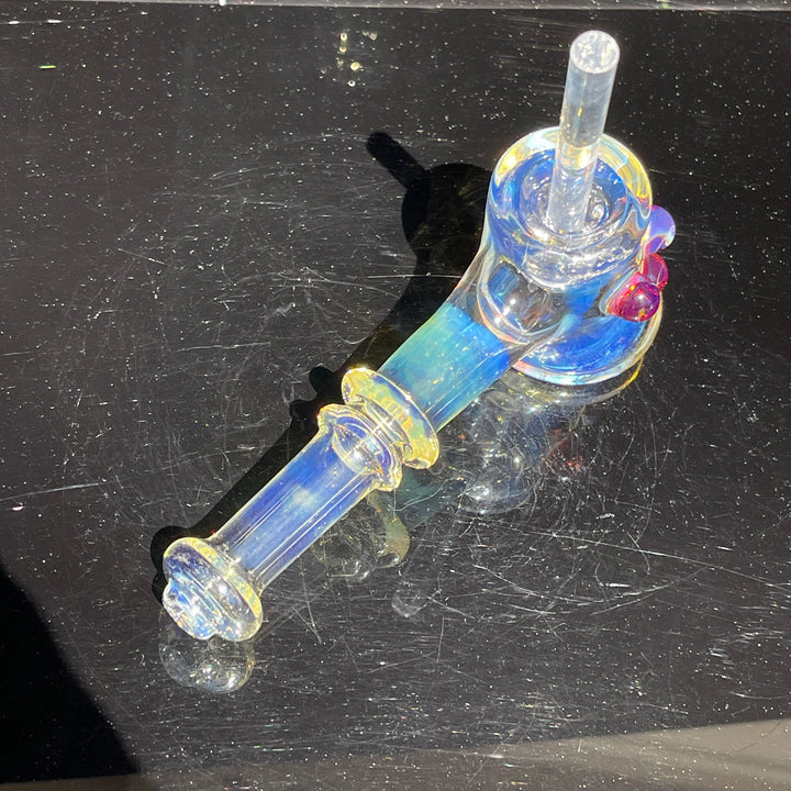 Silver Fumed Hash Hammer Glass Pipe Crondo Glassics   