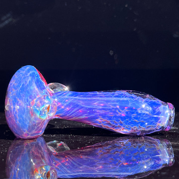 Purple Plasma Pipe with Opal Coin Glass Pipe Tako Glass   