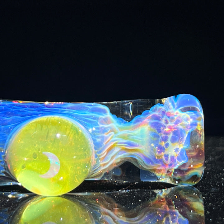 Purple Nebula Chillum Ion Moon Opal Glass Pipe Tako Glass   