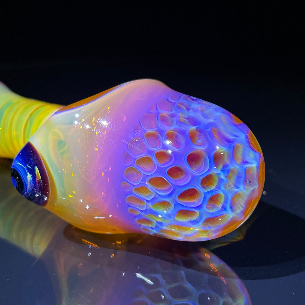 Alien Brain Honeycomb Pipe Glass Pipe Plug a Nug