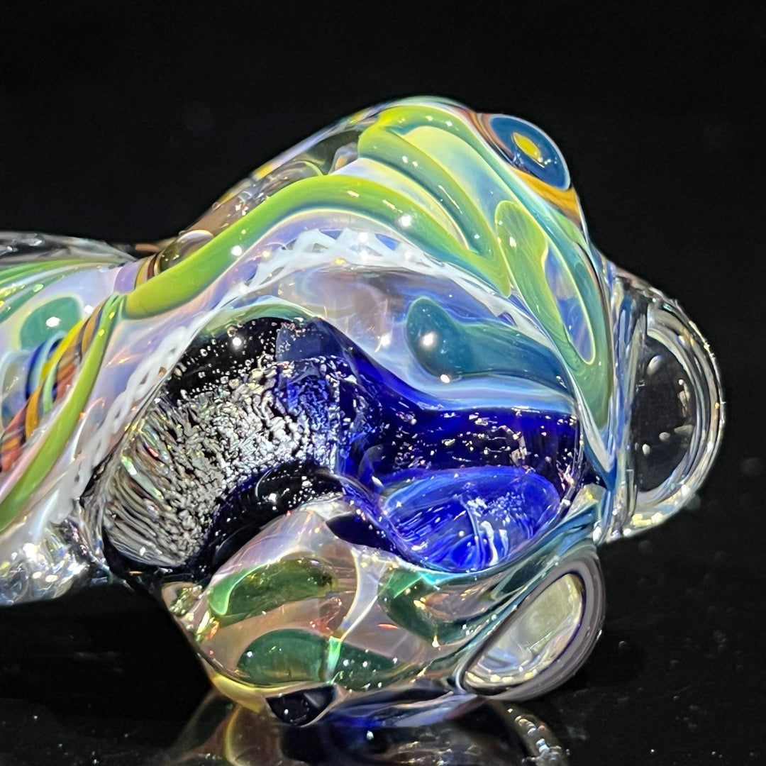 Molten Twisted Chaos Spoon Glass Pipe Molten Imagination   