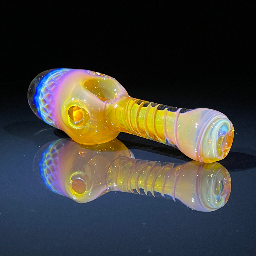 Alien Brain Honeycomb Pipe Glass Pipe Plug a Nug