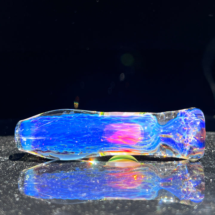 Purple Nebula Chillum Ion Star Opal Glass Pipe Tako Glass   