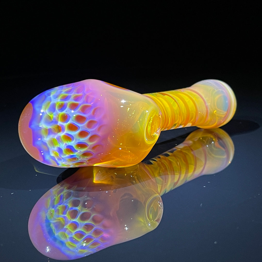 Alien Brain Honeycomb Pipe Glass Pipe Plug a Nug