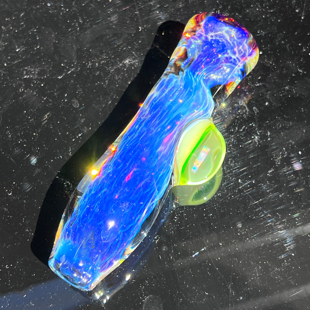 Purple Nebula Chillum Ion Star Opal Glass Pipe Tako Glass   