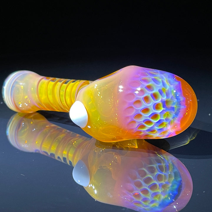 Alien Brain Honeycomb Pipe Glass Pipe Plug a Nug