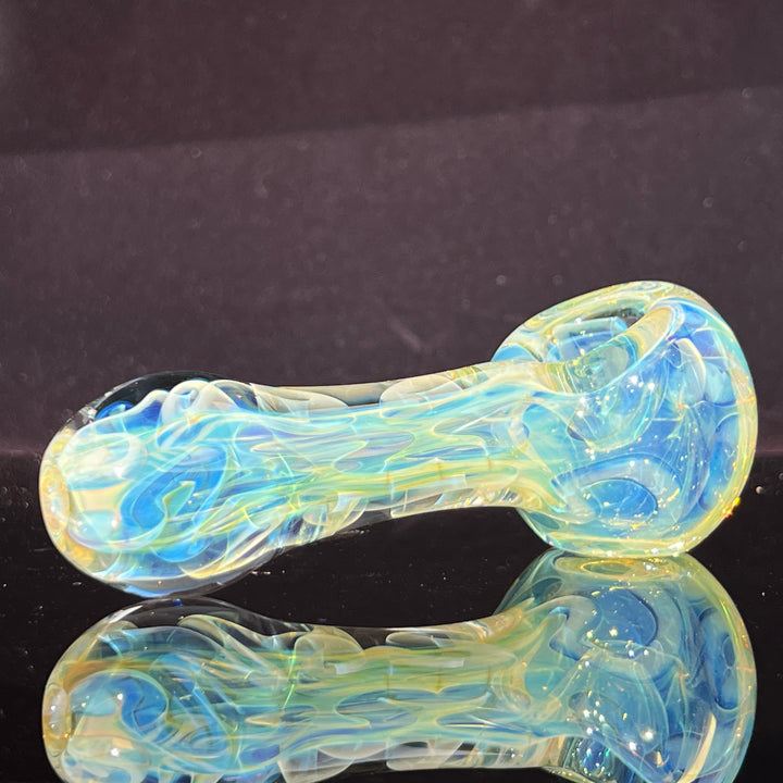 Large Ghost Flame Pipe Glass Pipe Tiny Mike   