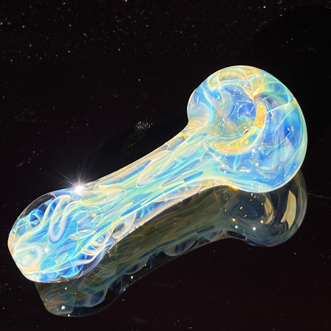 Large Ghost Flame Pipe Glass Pipe Tiny Mike   