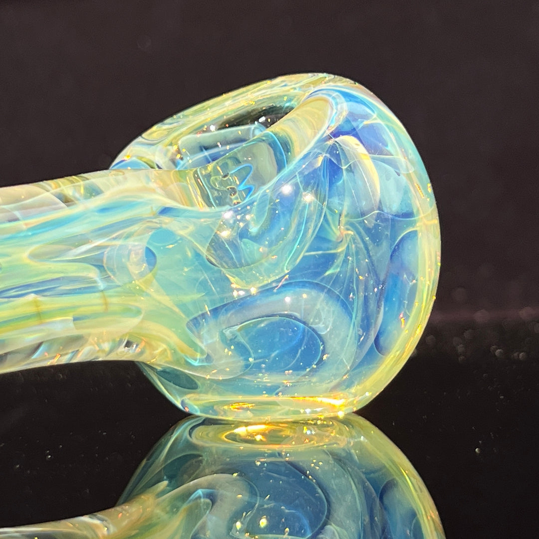 Large Ghost Flame Pipe Glass Pipe Tiny Mike   