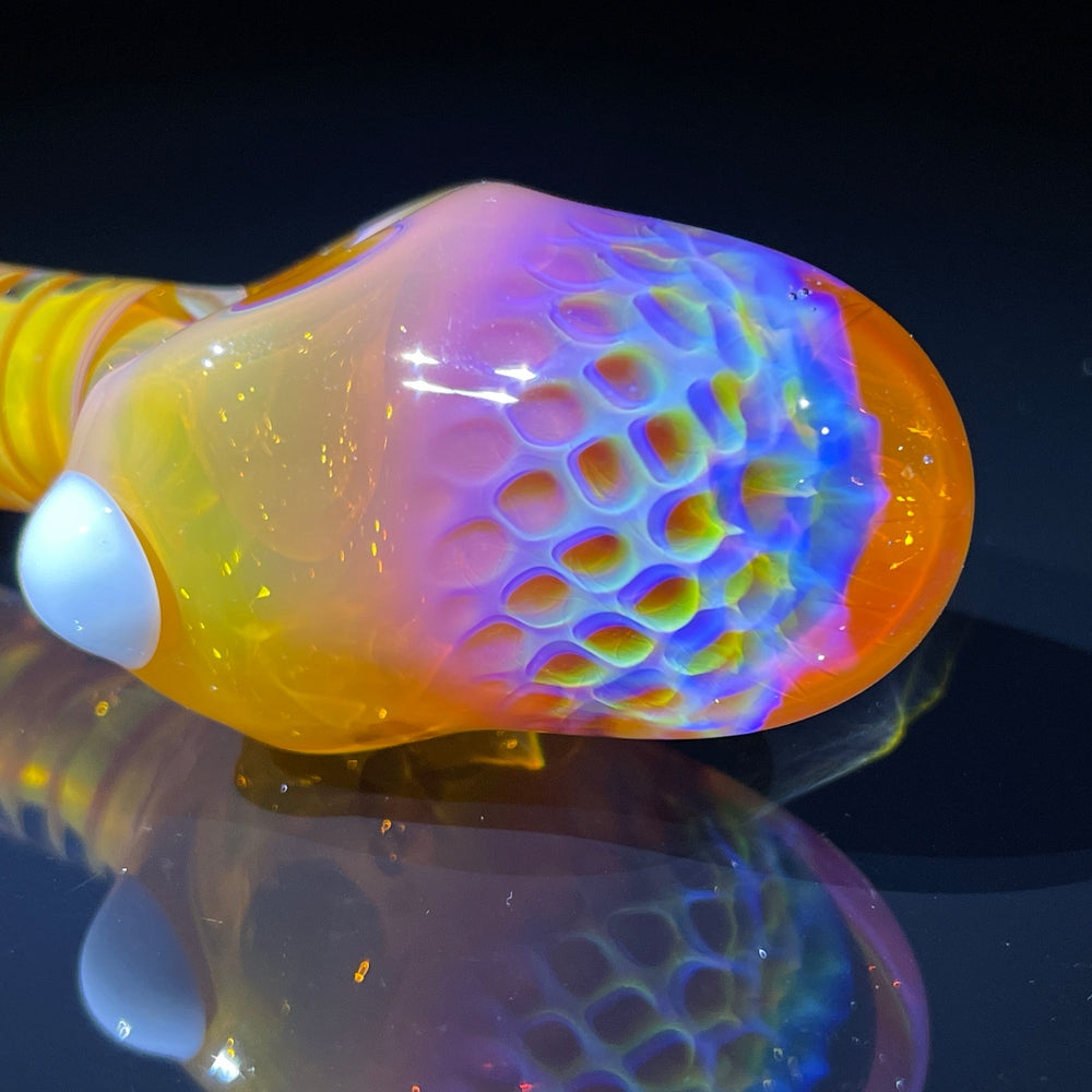 Alien Brain Honeycomb Pipe Glass Pipe Plug a Nug