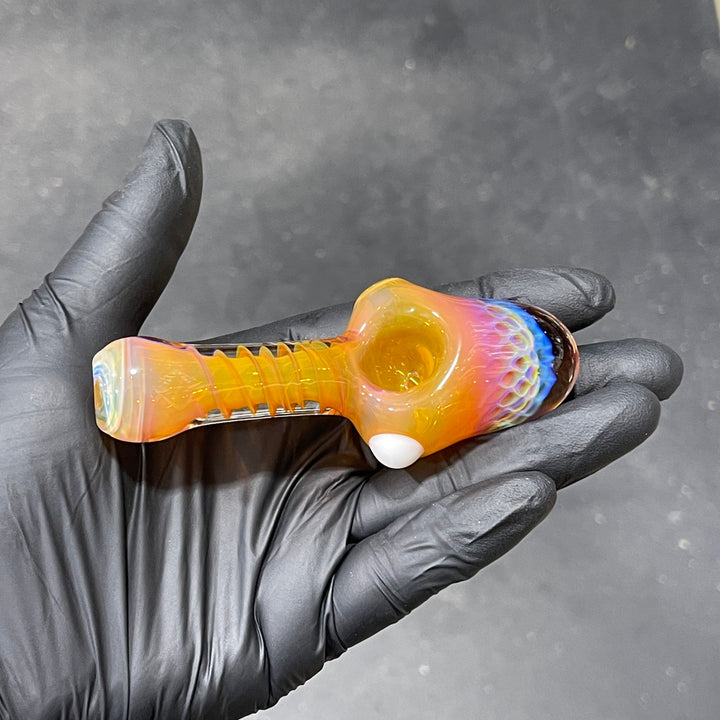 Alien Brain Honeycomb Pipe Glass Pipe Plug a Nug