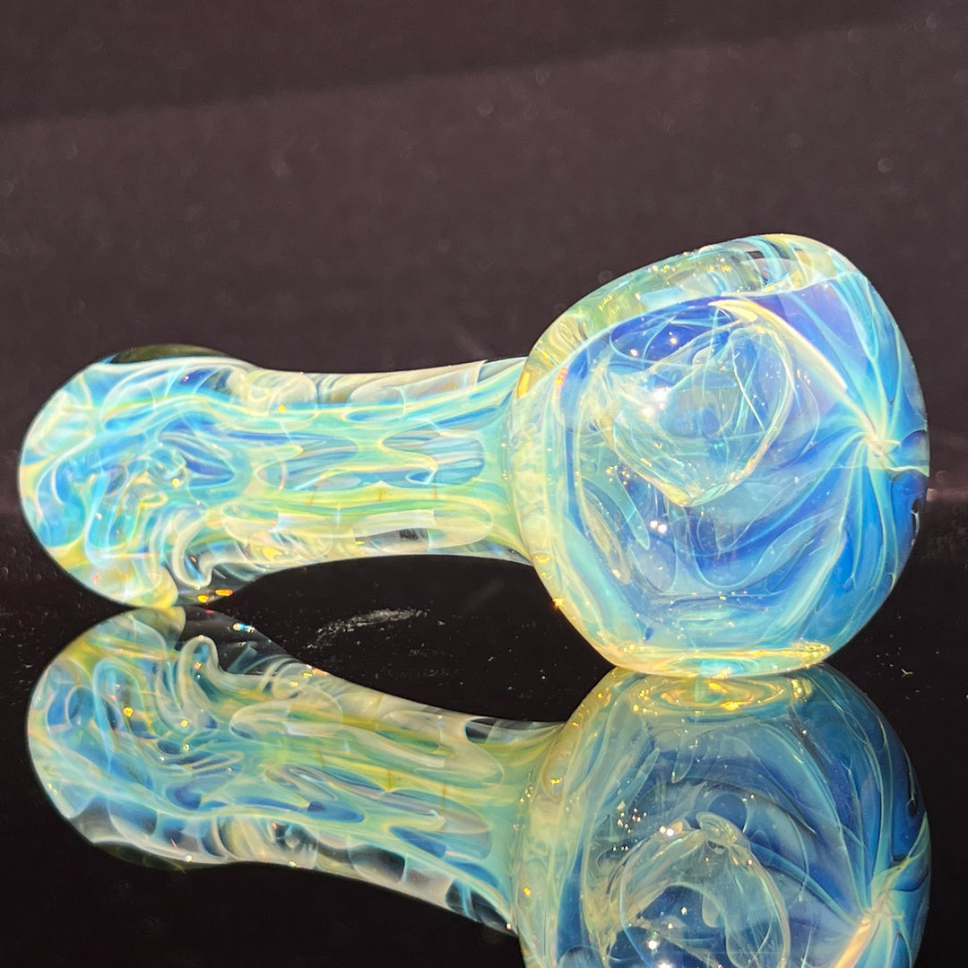 Large Ghost Flame Pipe Glass Pipe Tiny Mike   