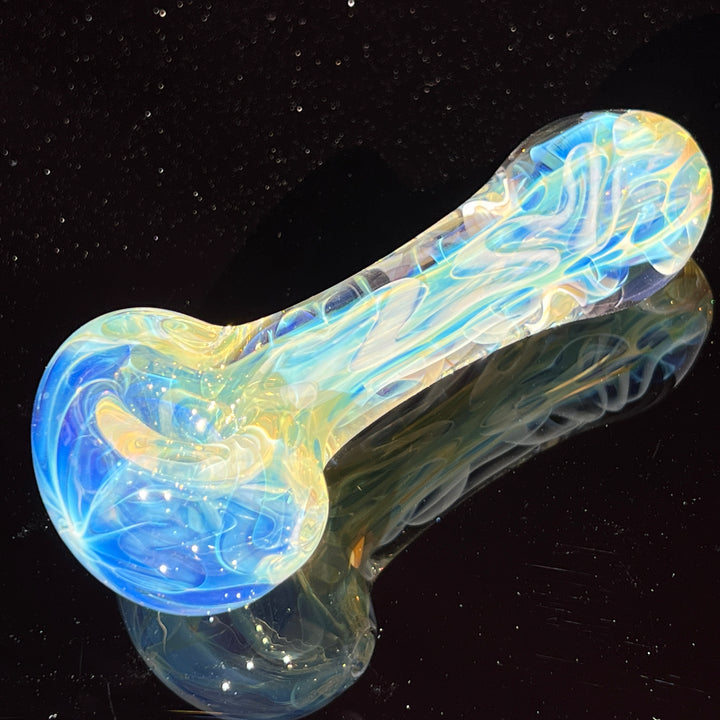 Large Ghost Flame Pipe Glass Pipe Tiny Mike   