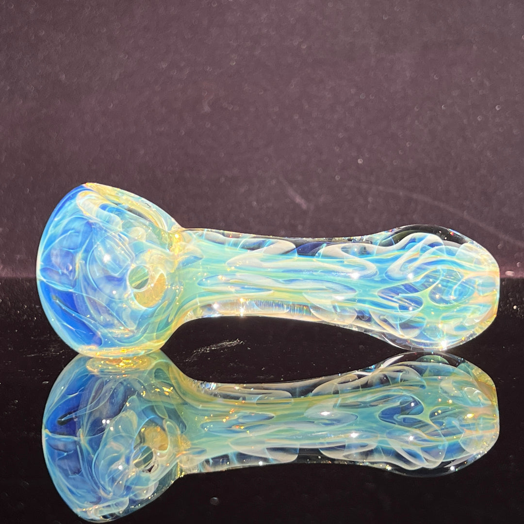 Large Ghost Flame Pipe Glass Pipe Tiny Mike   