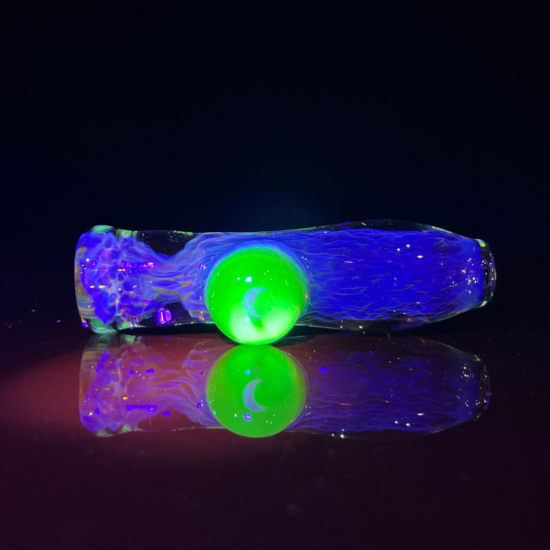 Purple Nebula Chillum Ion Moon Opal Glass Pipe Tako Glass   