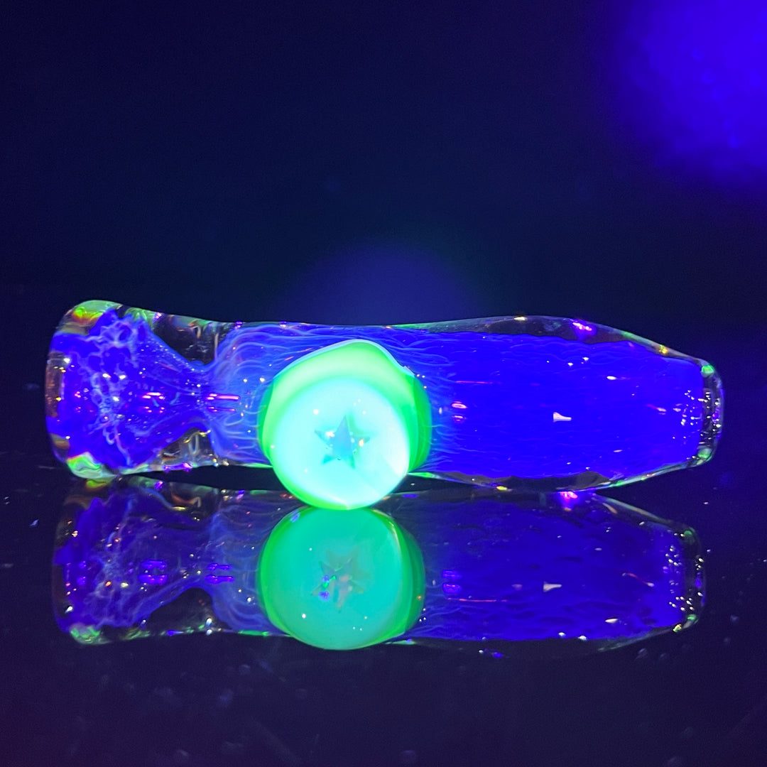 Purple Nebula Chillum Ion Star Opal Glass Pipe Tako Glass   