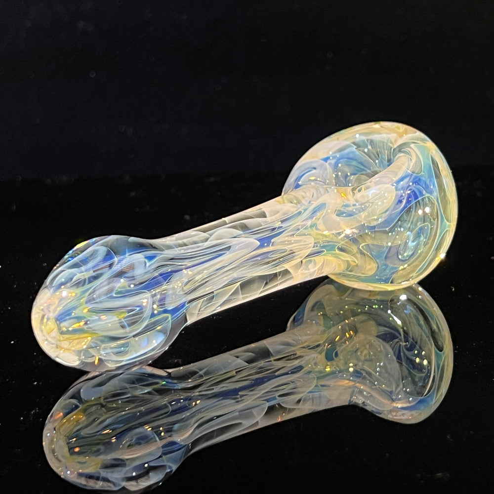 Large Ghost Flame Pipe Glass Pipe Tiny Mike   