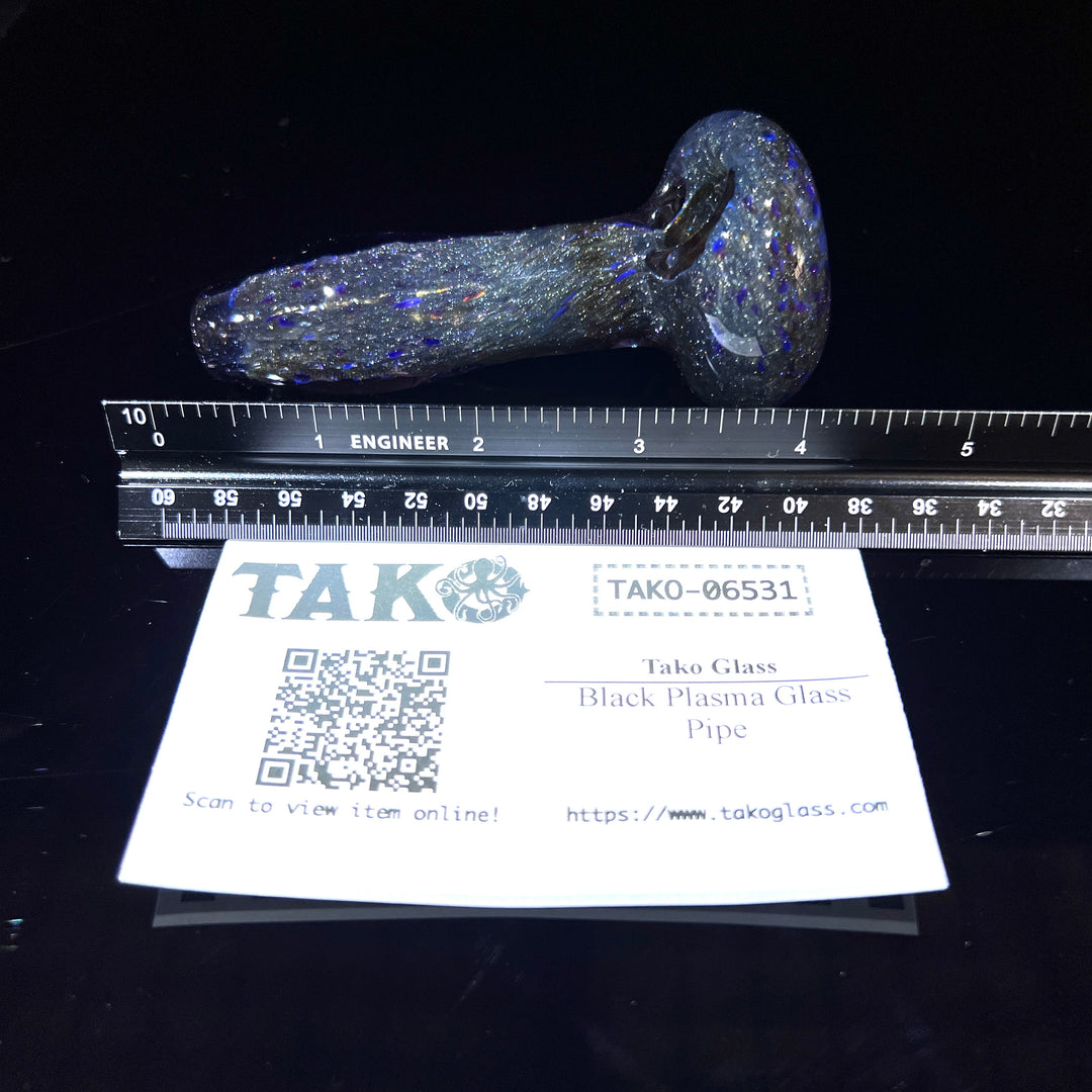 Black Plasma Glass Pipe Glass Pipe Tako Glass   