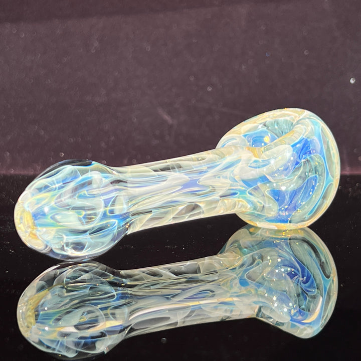 Large Ghost Flame Pipe Glass Pipe Tiny Mike   