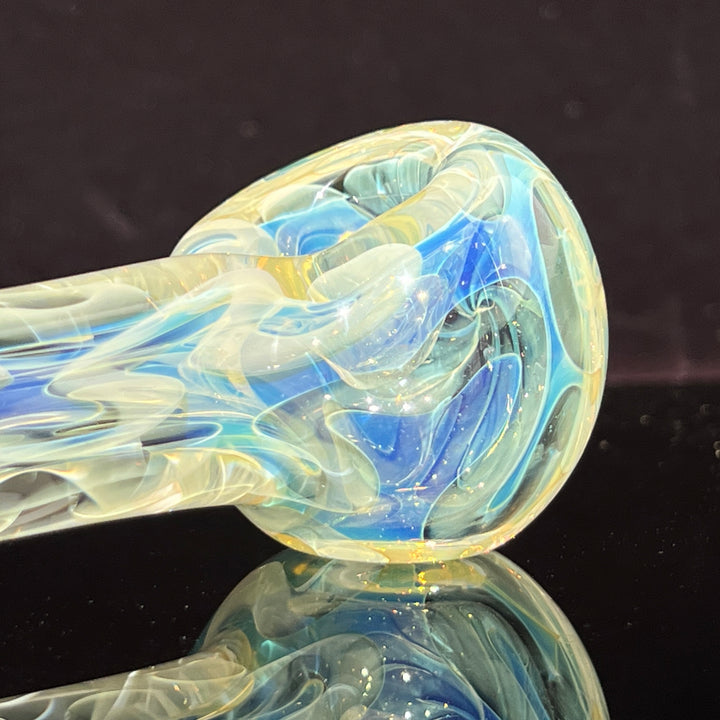 Large Ghost Flame Pipe Glass Pipe Tiny Mike   