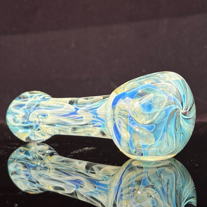 Large Ghost Flame Pipe Glass Pipe Tiny Mike   