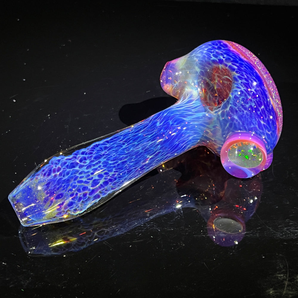 Purple Nebula Telemagenta Black Opal Pipe Glass Pipe Tako Glass   